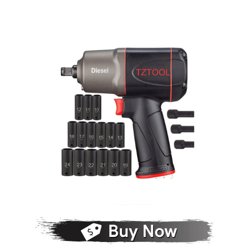 TZTOOL 12 Inch Air Impact Wrench Kit