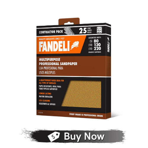 Fandeli Multipurpose Professional Sandpaper - Best Sandpapers and Grits 