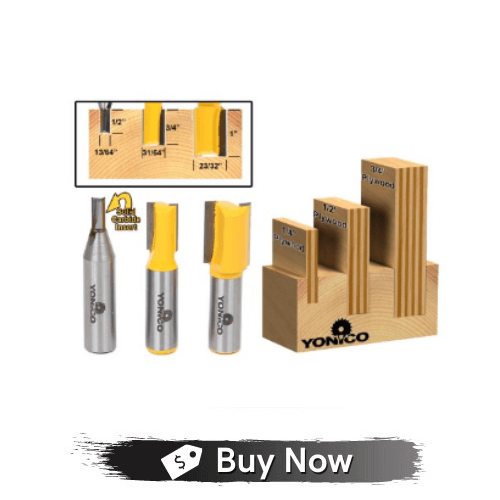 Yonico 14323 Playwood 3 Router Bits
