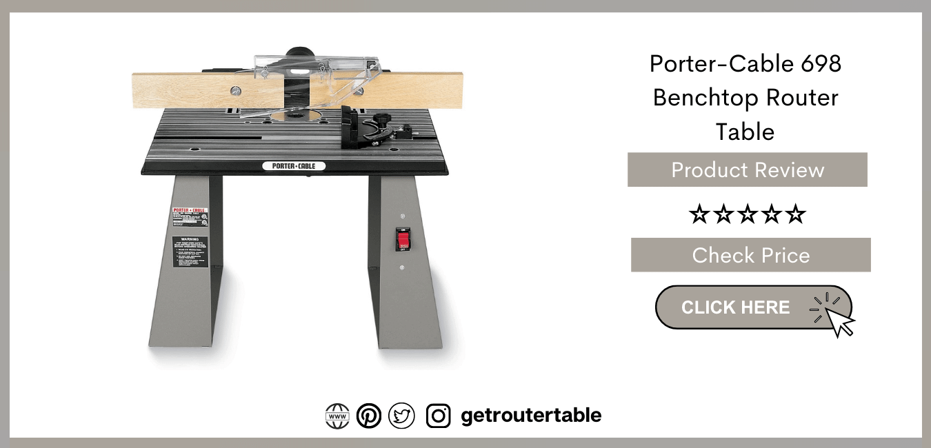 Porter-Cable 698 Benchtop Router Table