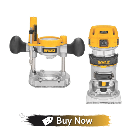DEWALT DWP611PK 1 25 HP Compact Router Best Router for Table Mounting