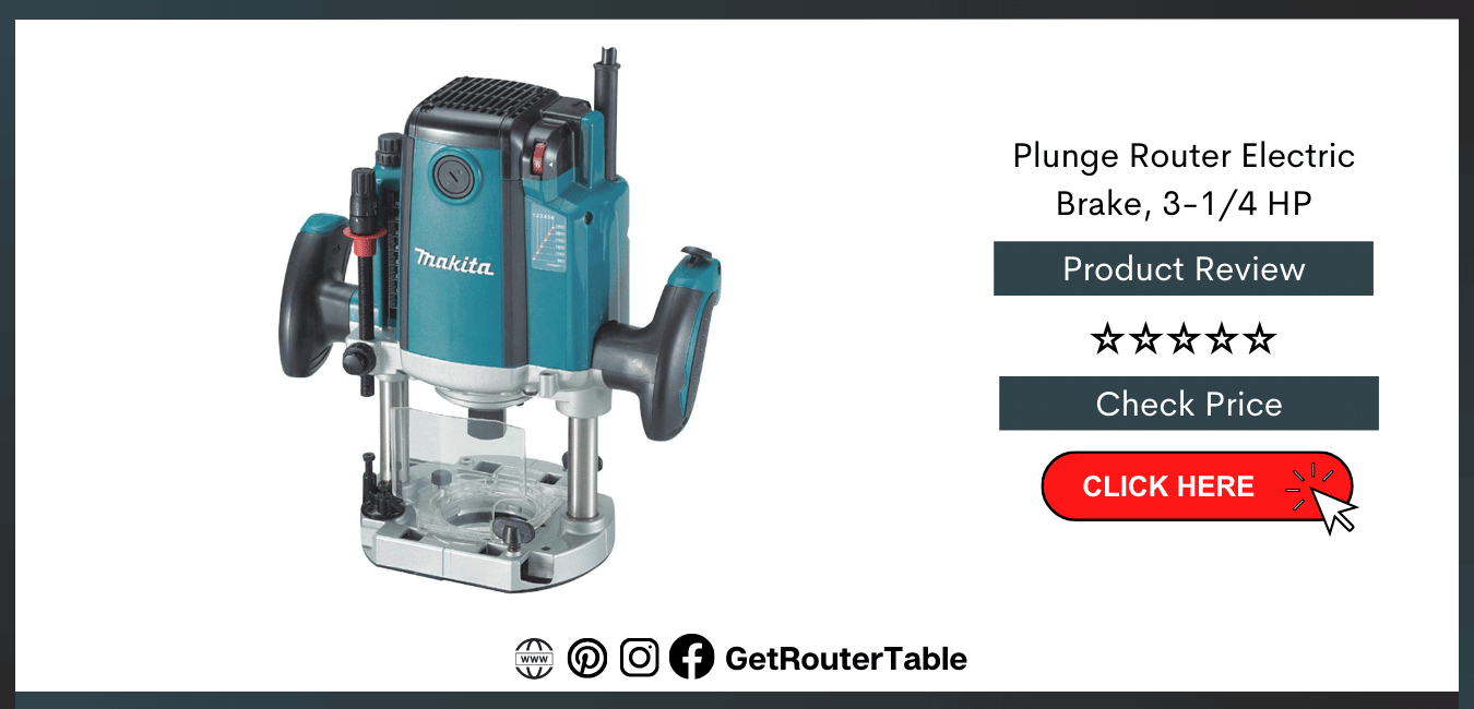Plunge Router Makita RP2301FC Electric Brake-Best Plunge Routers