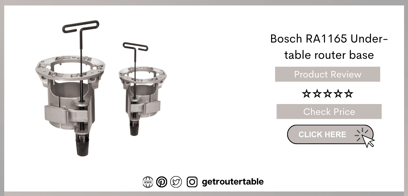 Bosch RA1165 Under Table Router Base